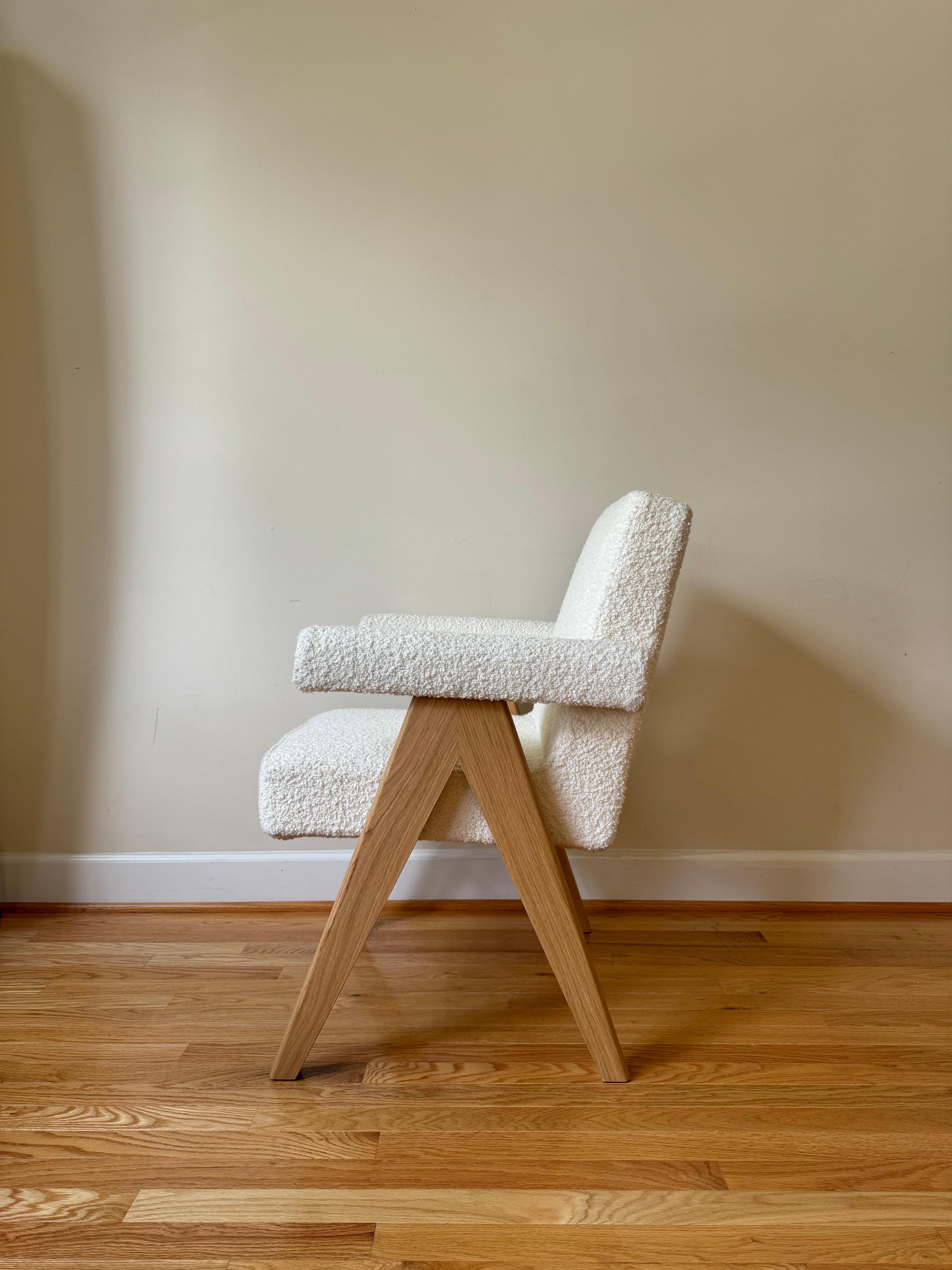 Mid-Century Modern Committee Chair by Pierre Jeanneret for Cassina