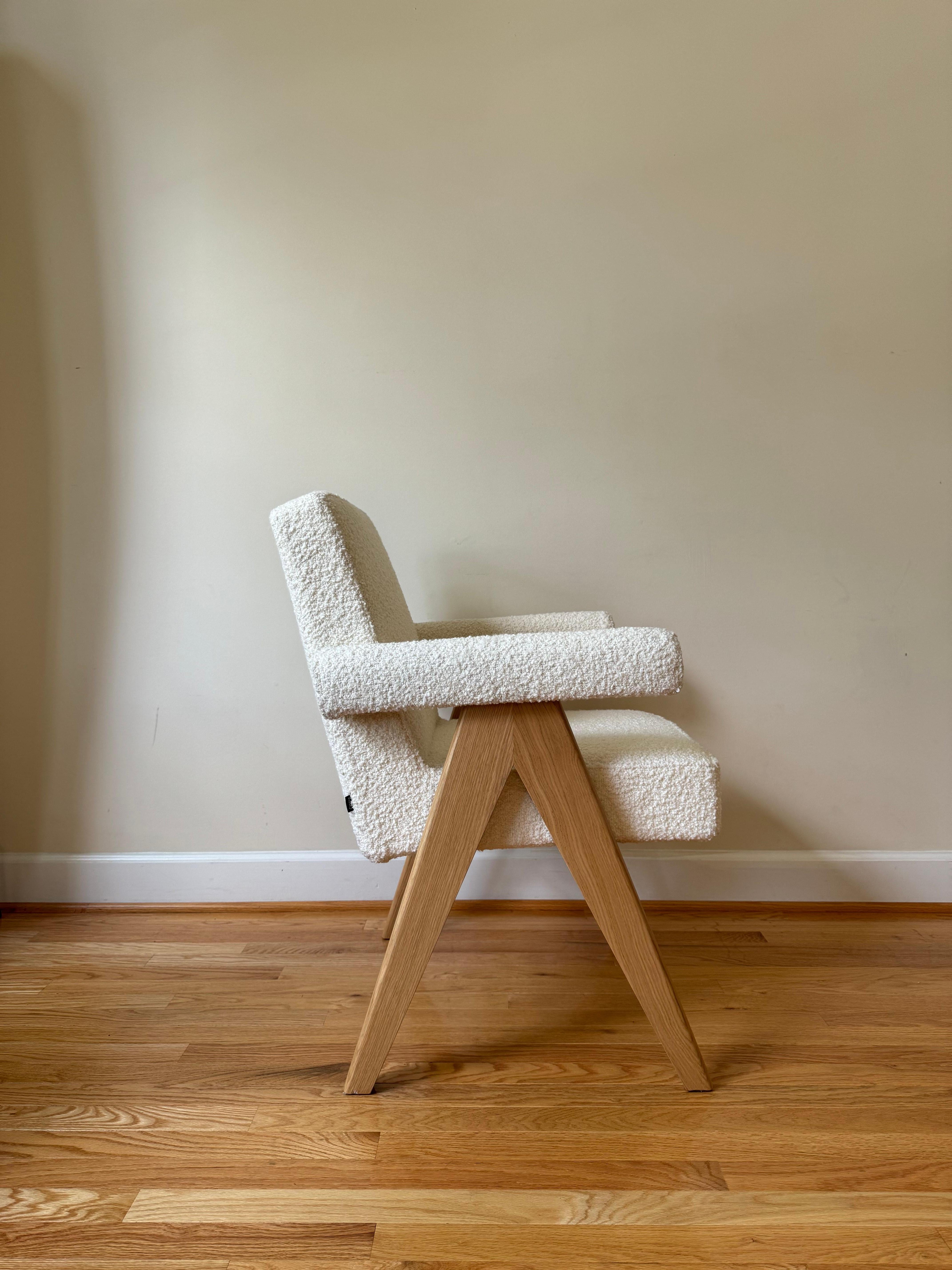 Fabric Committee Chair by Pierre Jeanneret for Cassina