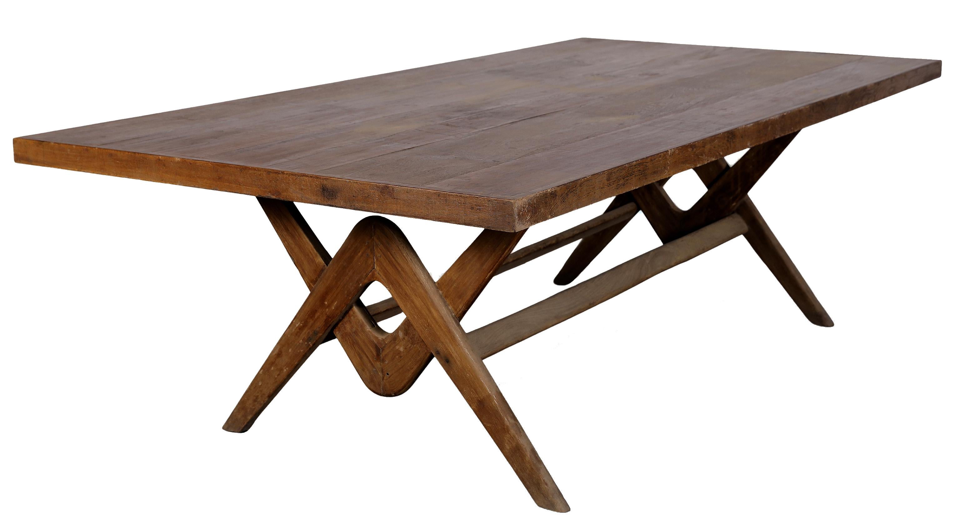 Indien Table de commission par Pierre Jeanneret et Le Corbusier LC/PJ-TAT-14-A en vente