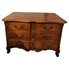 Antique French Commodes in walnut , Vintage Storage Cabinets, 19th Century