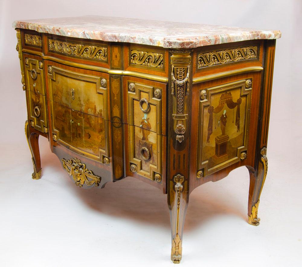 Commode by Roger Vandercruse, known as Lacroix (1727-99) Louis XV/XVI  For Sale 1