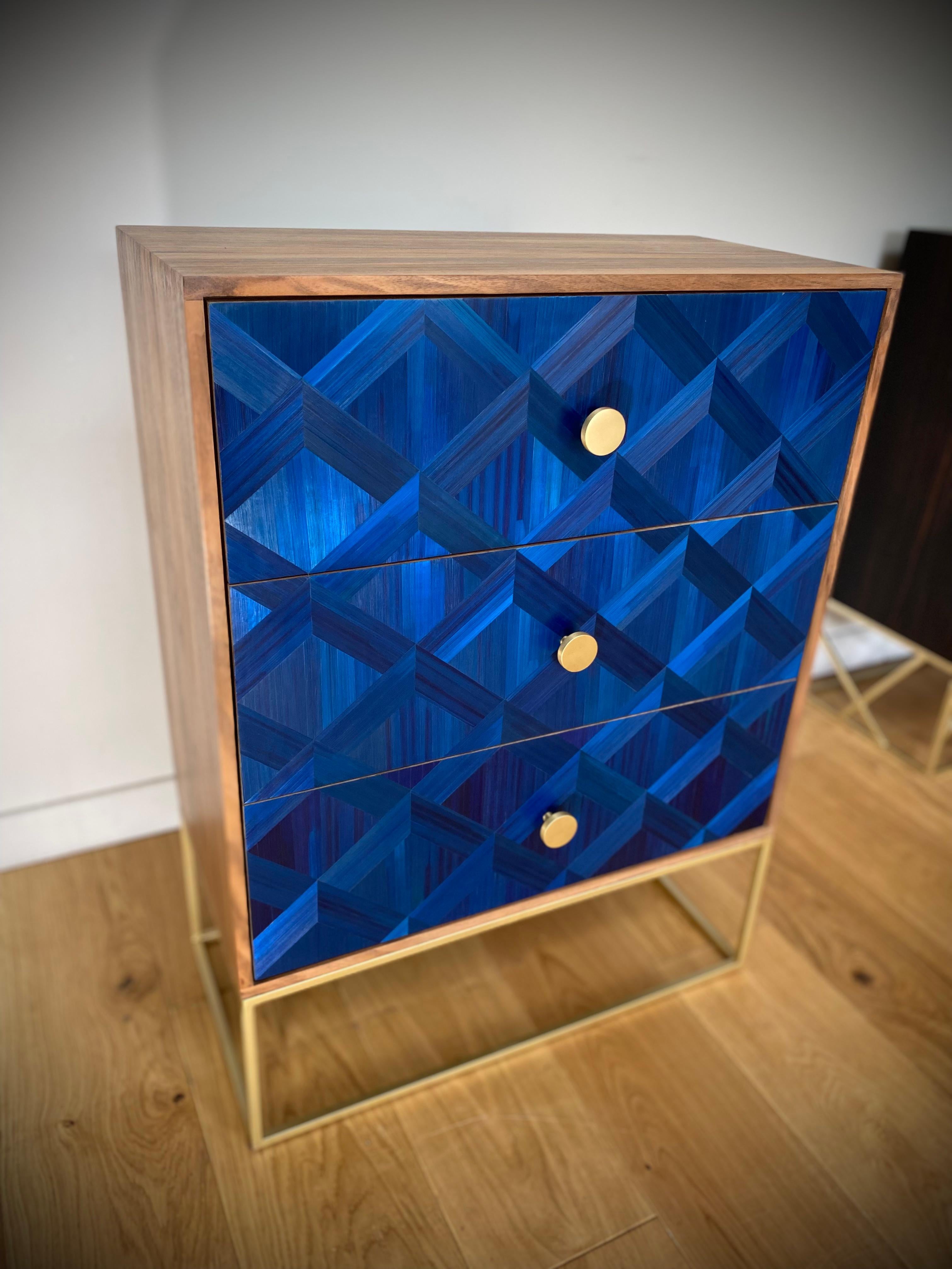 French Commode Deep Blue