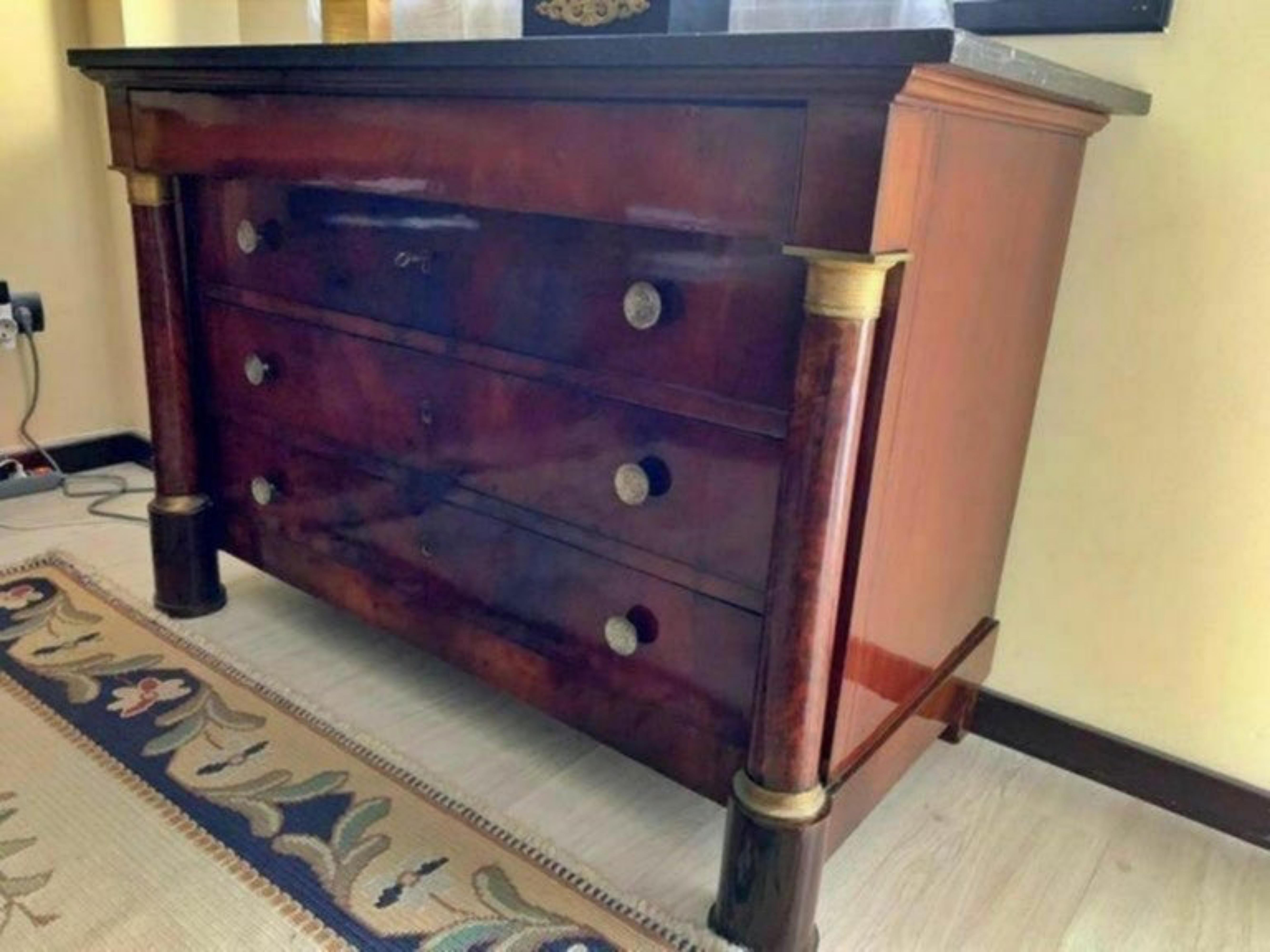 Stile impero Commode Impero Francia Napoleone III, XIX secolo in vendita