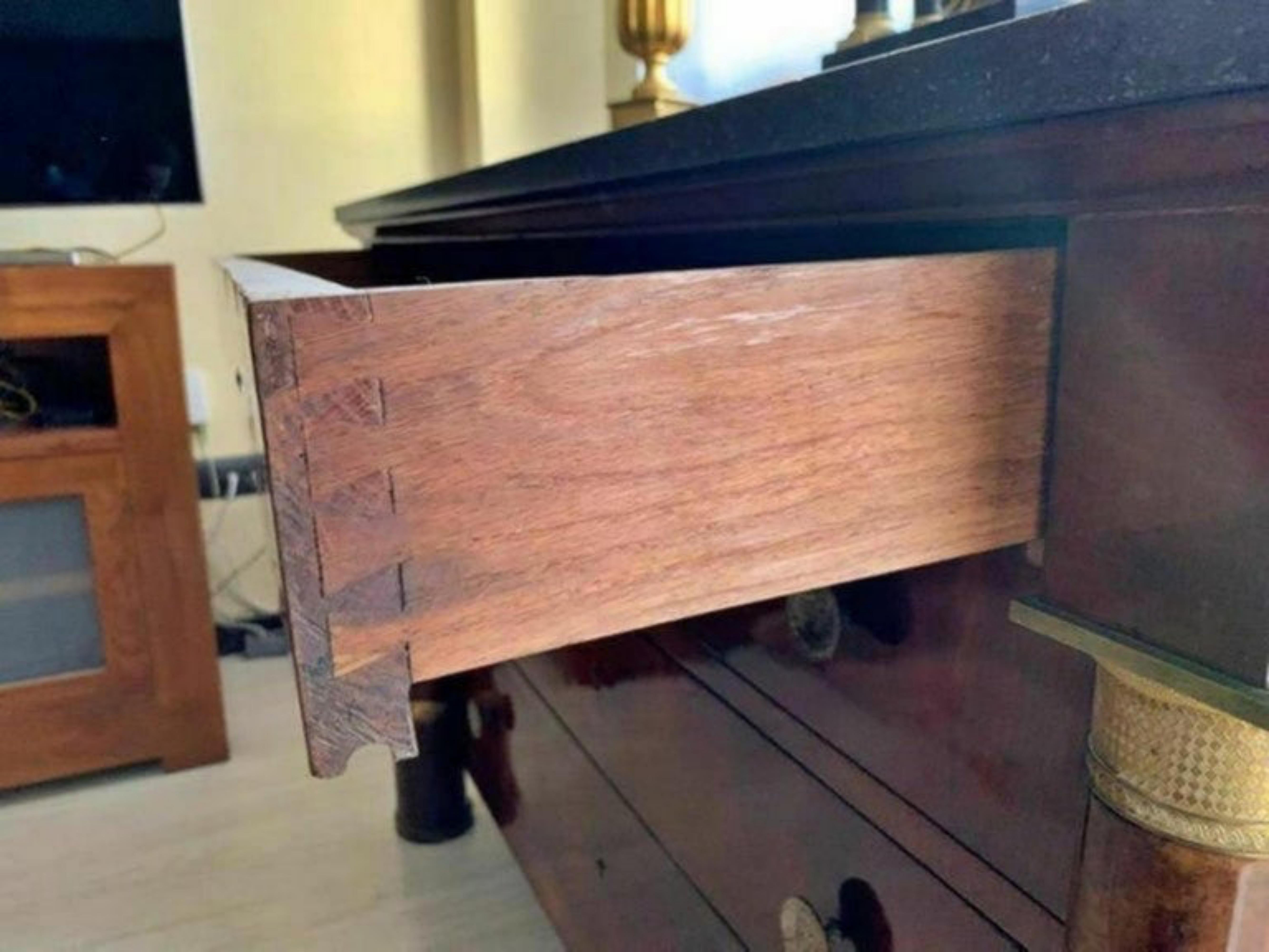 Commode Impero Francia Napoleone III, XIX secolo In condizioni buone in vendita a Madrid, ES