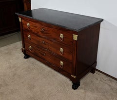 Commode en Acajou, époque " Retour d'Égypte " - Début XIXe