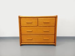 Commode en pin Gautier vintage des années 70 80