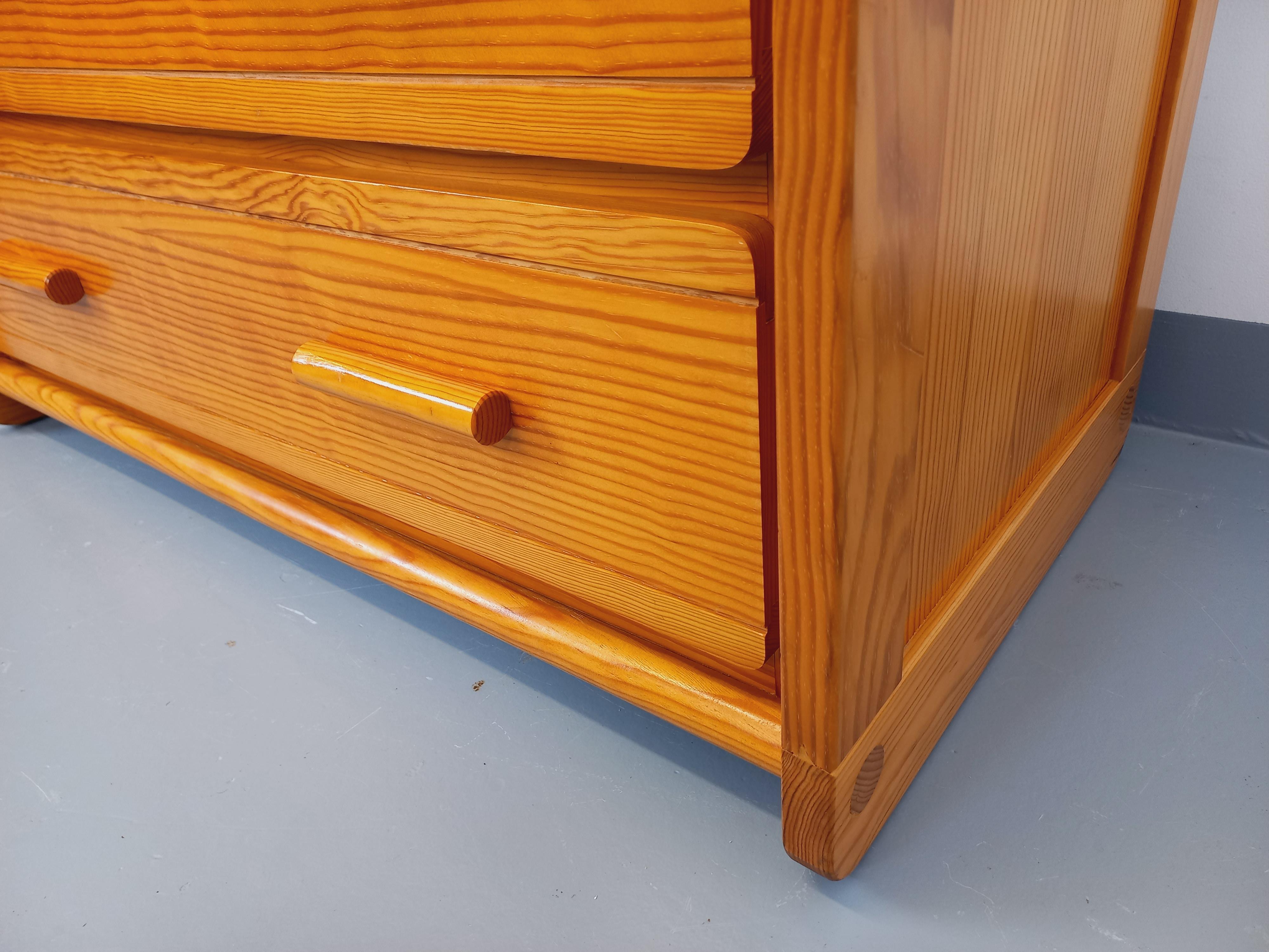 Commode en pin Gautier vintage des années 70 80 in vendita 2