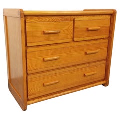 Commode en pin Gautier vintage des années 70 80