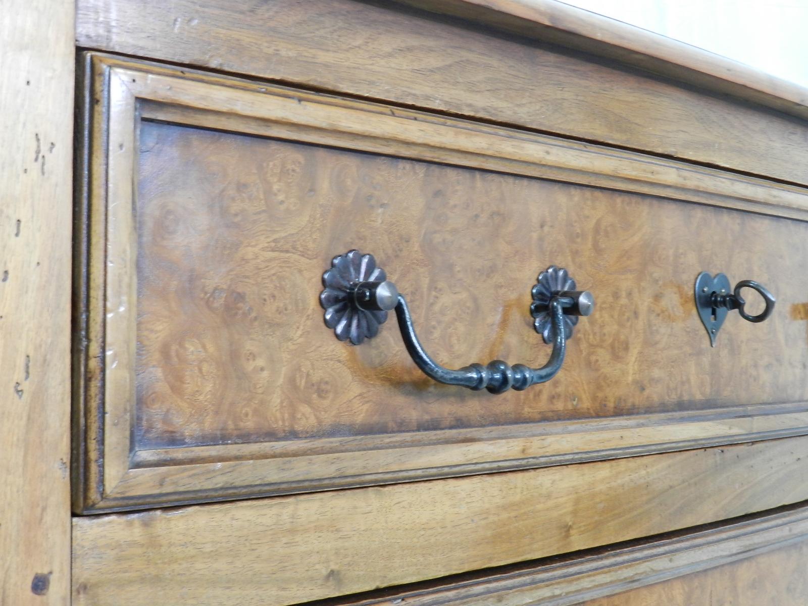 Commode French Chest of Drawers Louis XV Style Vintage, 20th Century In Good Condition In Labrit, Landes