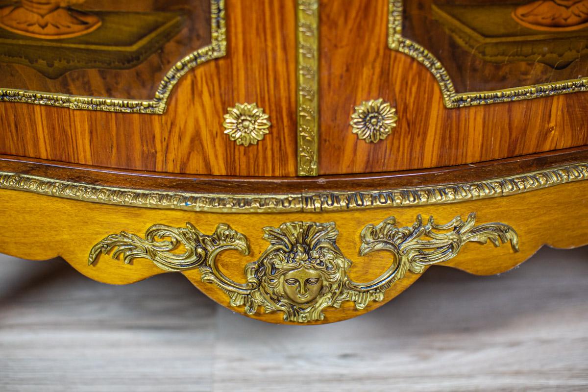 Inlaid Commode from the Late 20th Century in the Louis XV Type with Marble Top 8