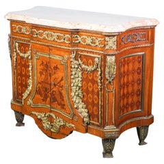 Commode de style Louis XV, modèle original de Jean Riesner. Début du 20e siècle