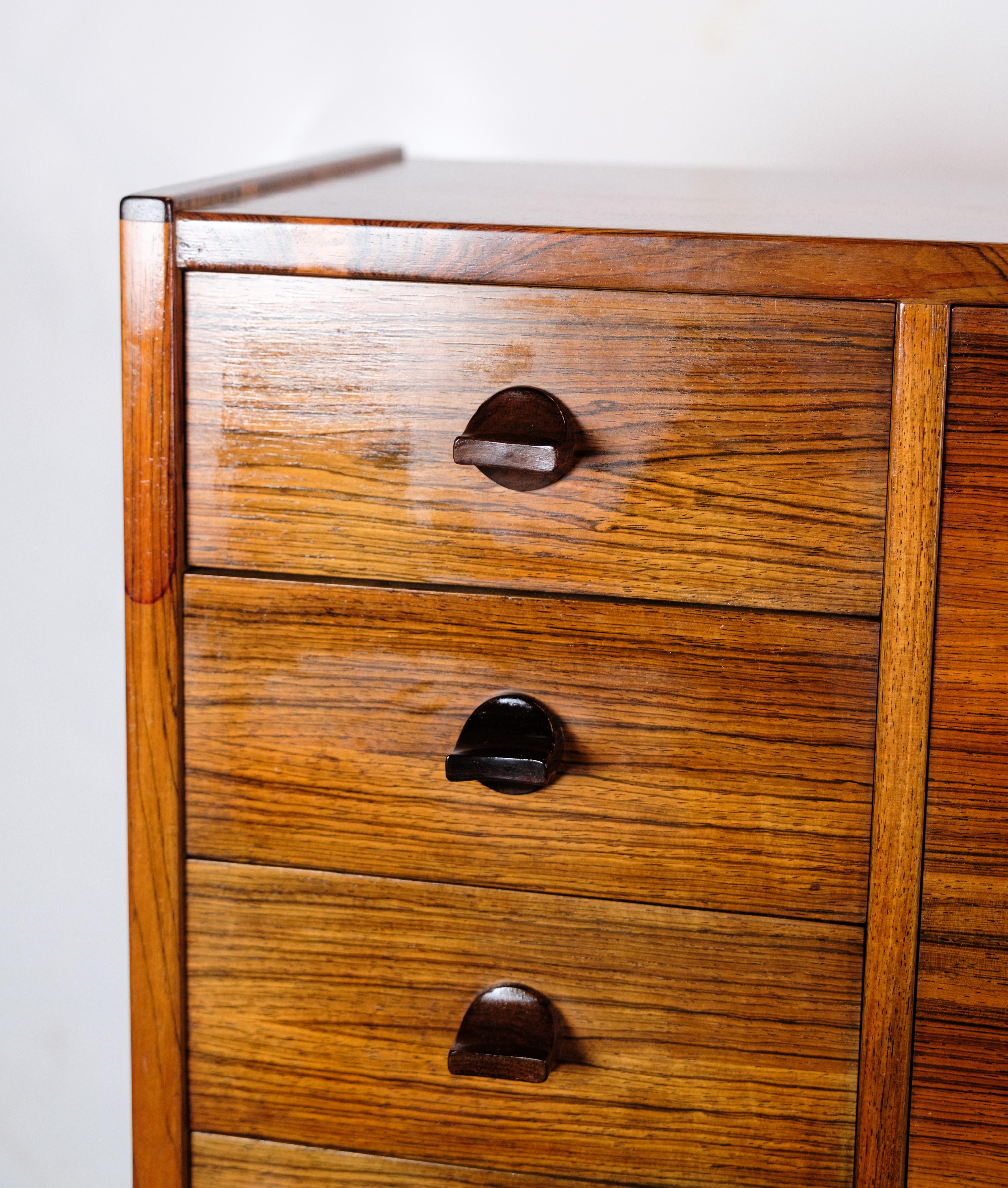 Commode in Rosewood With Drawers and Danish Design from the 1960s 2