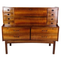 Commode in Rosewood With Drawers and Danish Design from the 1960s