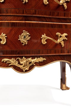 Commode marquetry ormolu bronze by F.Linke