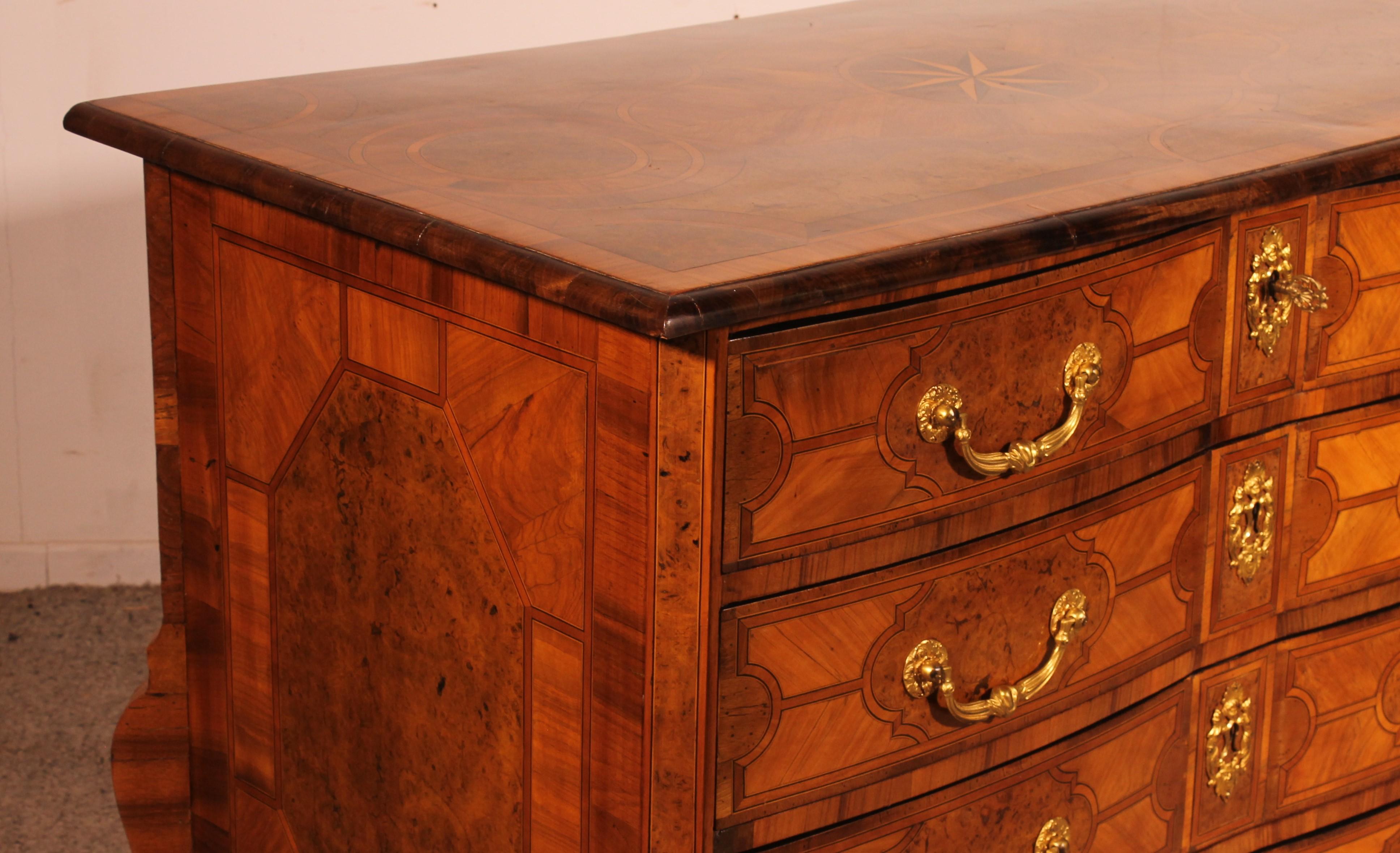 Mazarine Chest Of Drawers / Commode From The Beginning Of The 18th Century in vendita 6