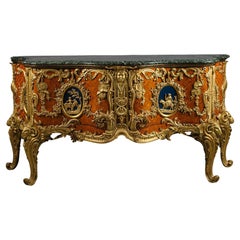 Antique  'Commode Médallier' After Antoine Gaudreaux