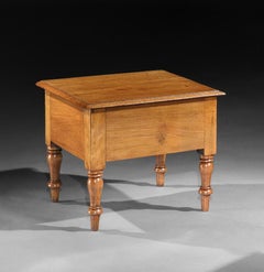 Commode, Potty, Mahogany, Table Sofa Bedside Original Pot & Cover, Victorian