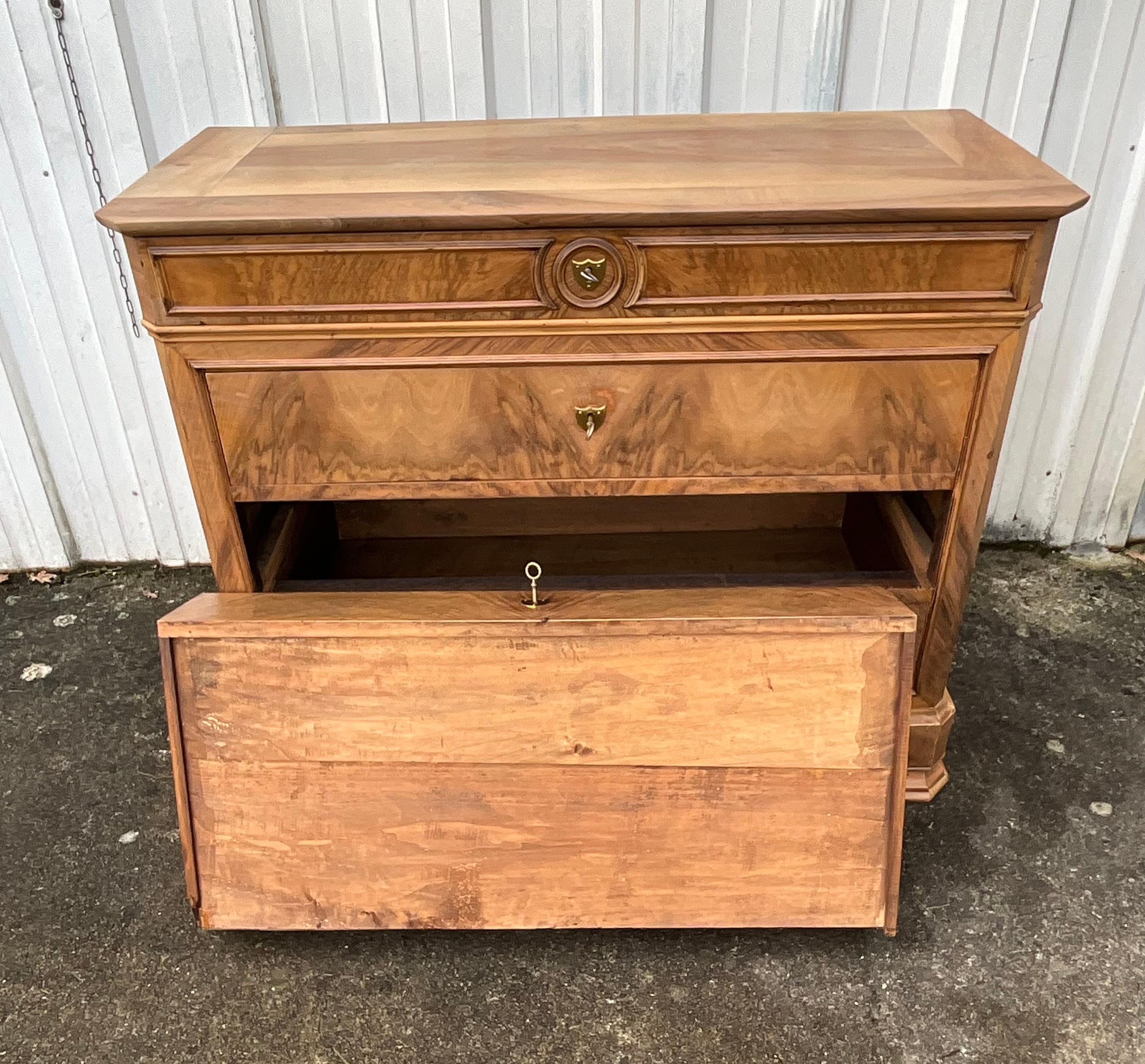 Commode Ronce De Noyer Louis Philippe End 19th For Sale 4