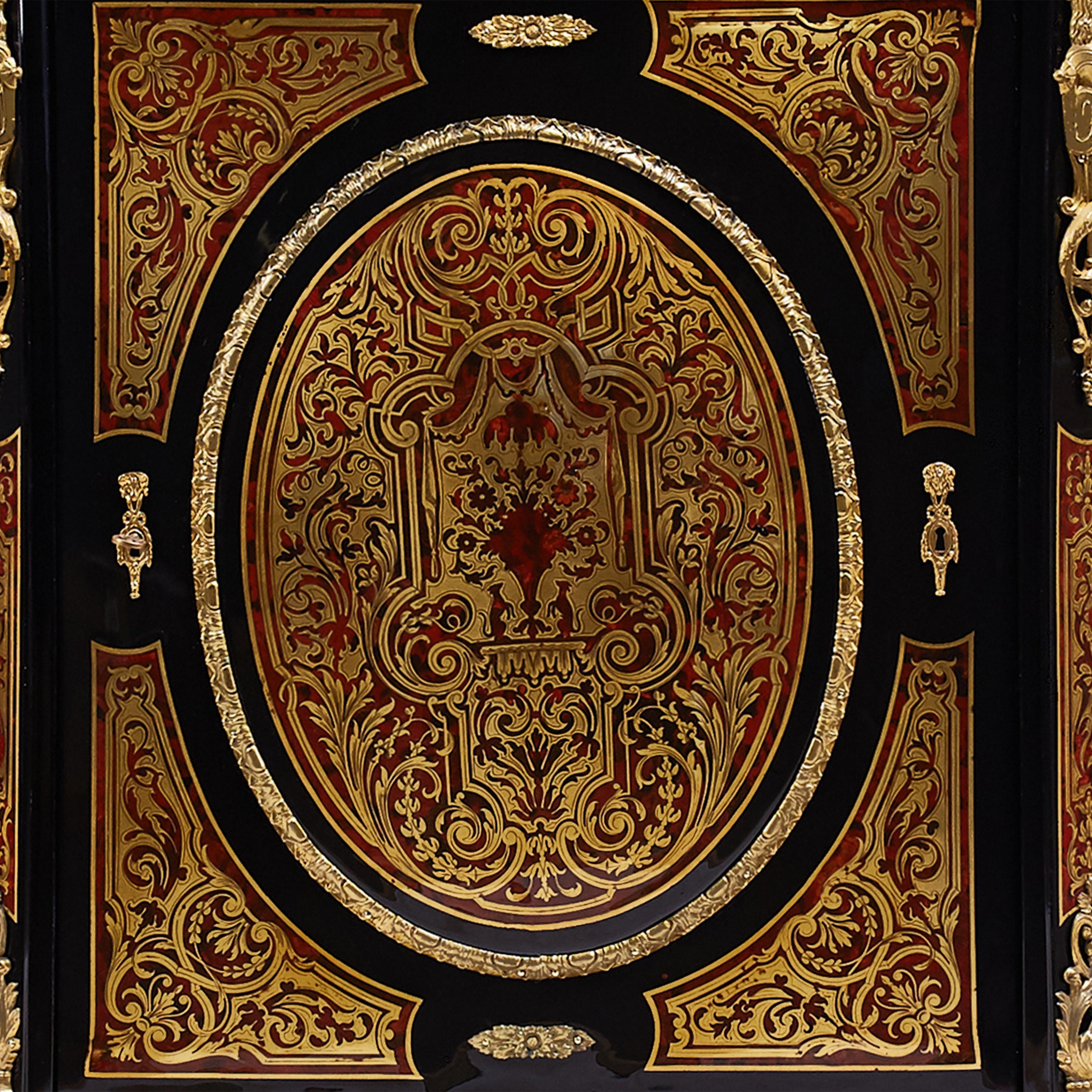 Commode stile Boulle di epoca francese del XIX secolo, periodo Napoleone III in vendita 4