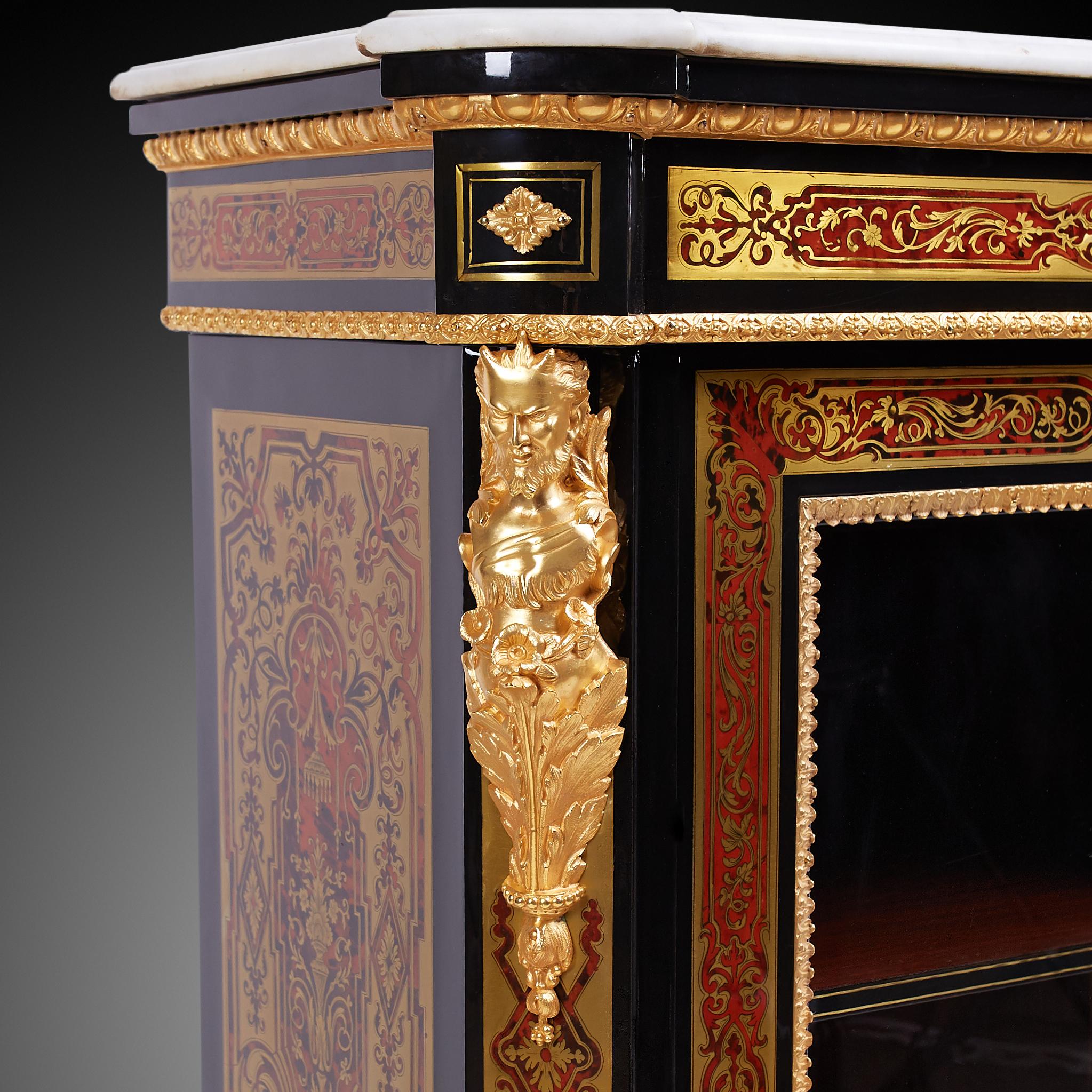 Boulle-Kommode im französischen Stil Napoleons III. des 19. Jahrhunderts im Angebot 3