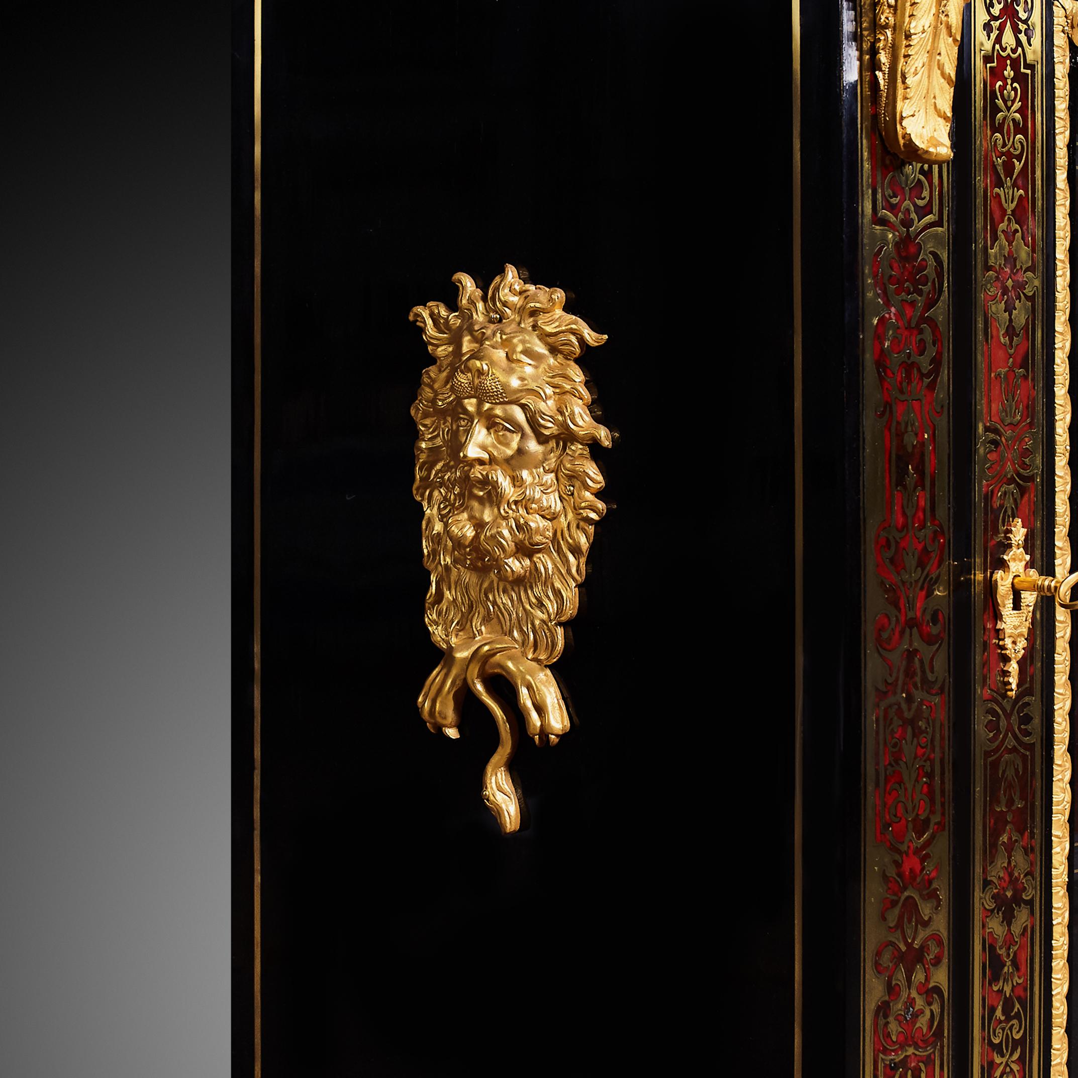 Commode stile Boulle di epoca francese del XIX secolo, periodo Napoleone III in vendita 7