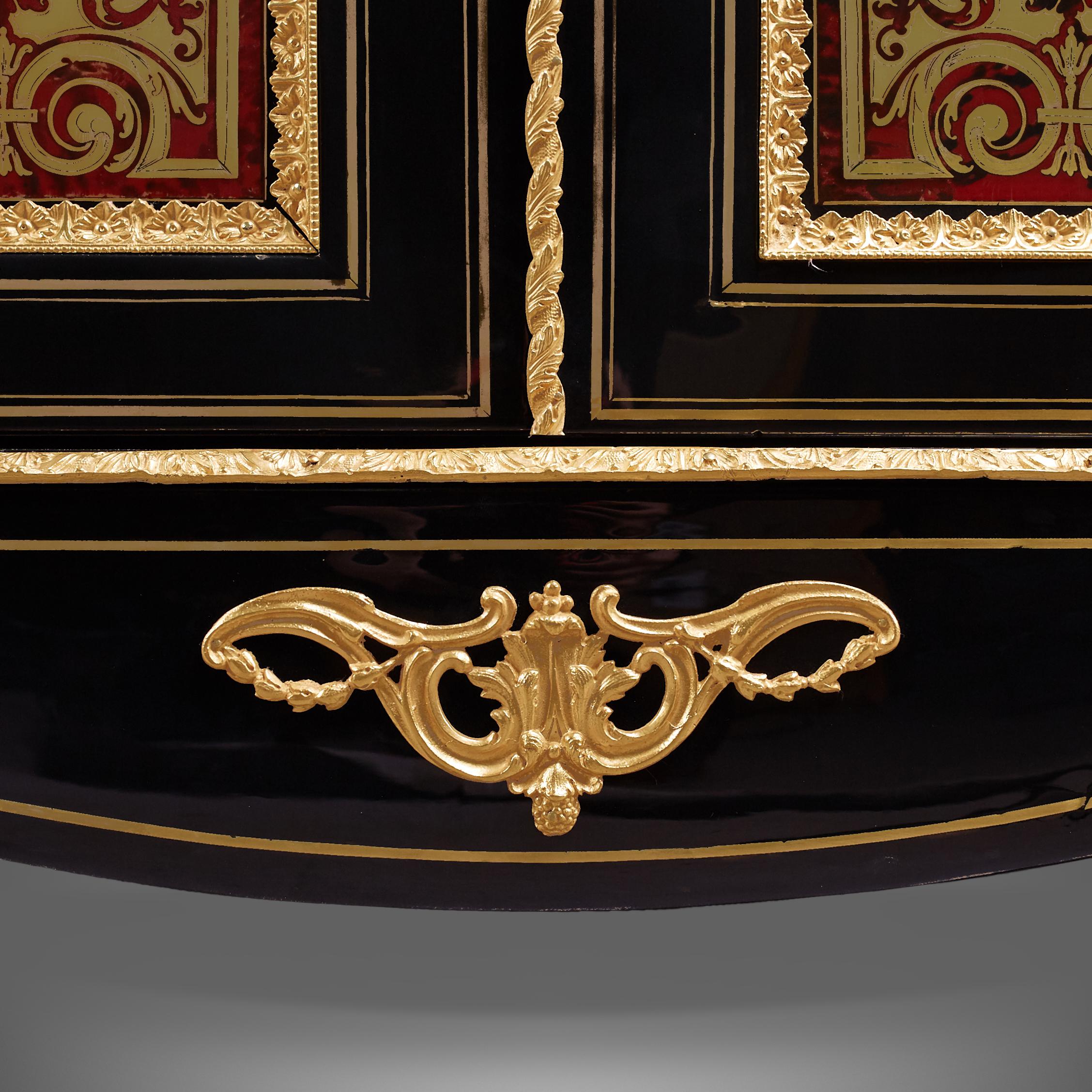 Commode Style Boulle of French 19th Century Napoleon III Period For Sale 9
