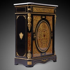 Commode stile Boulle di epoca francese del XIX secolo, periodo Napoleone III