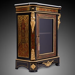 Commode stile Boulle di epoca francese del XIX secolo, periodo Napoleone III