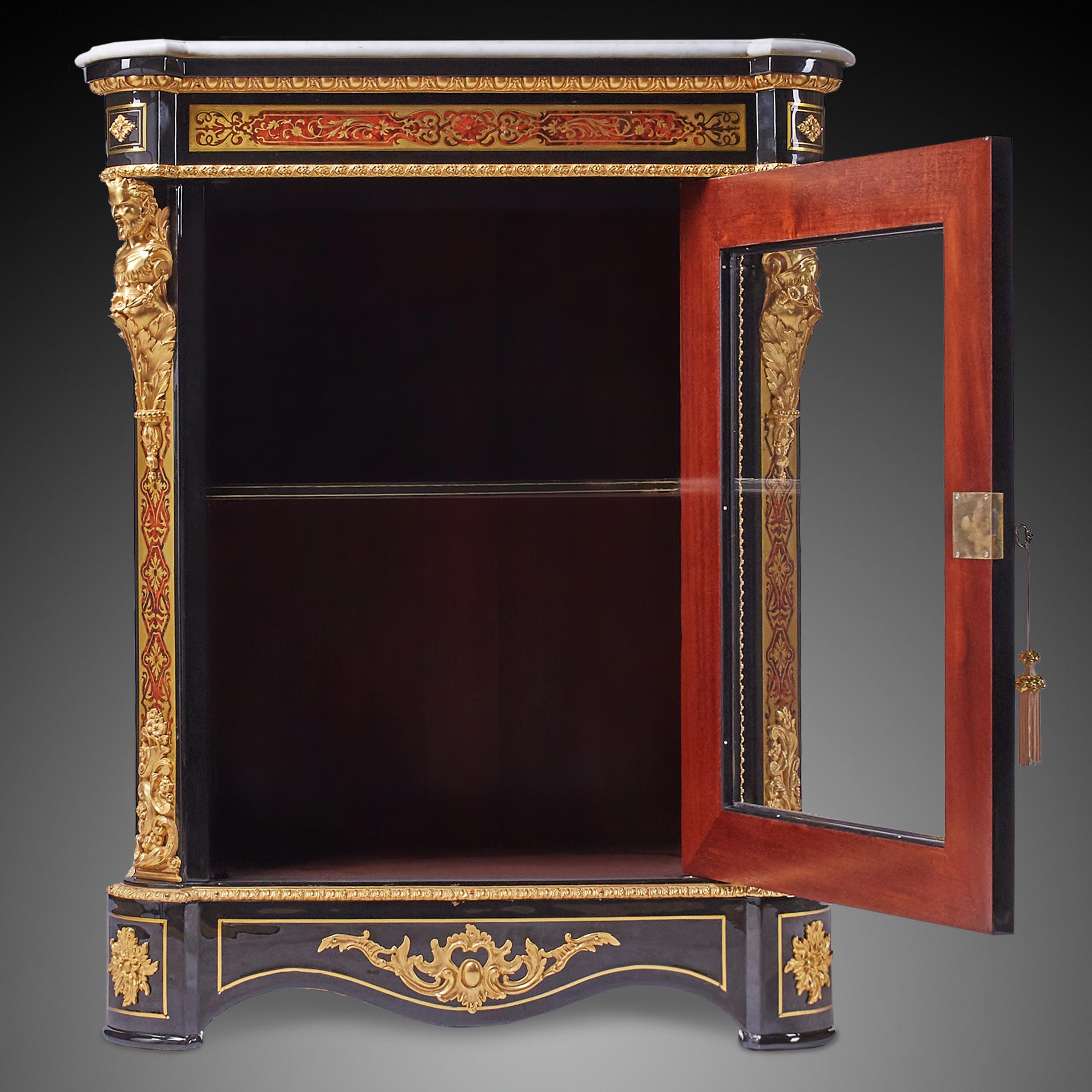 Commode Style Boulle of French 19th Century Napoleon III Period For Sale 1