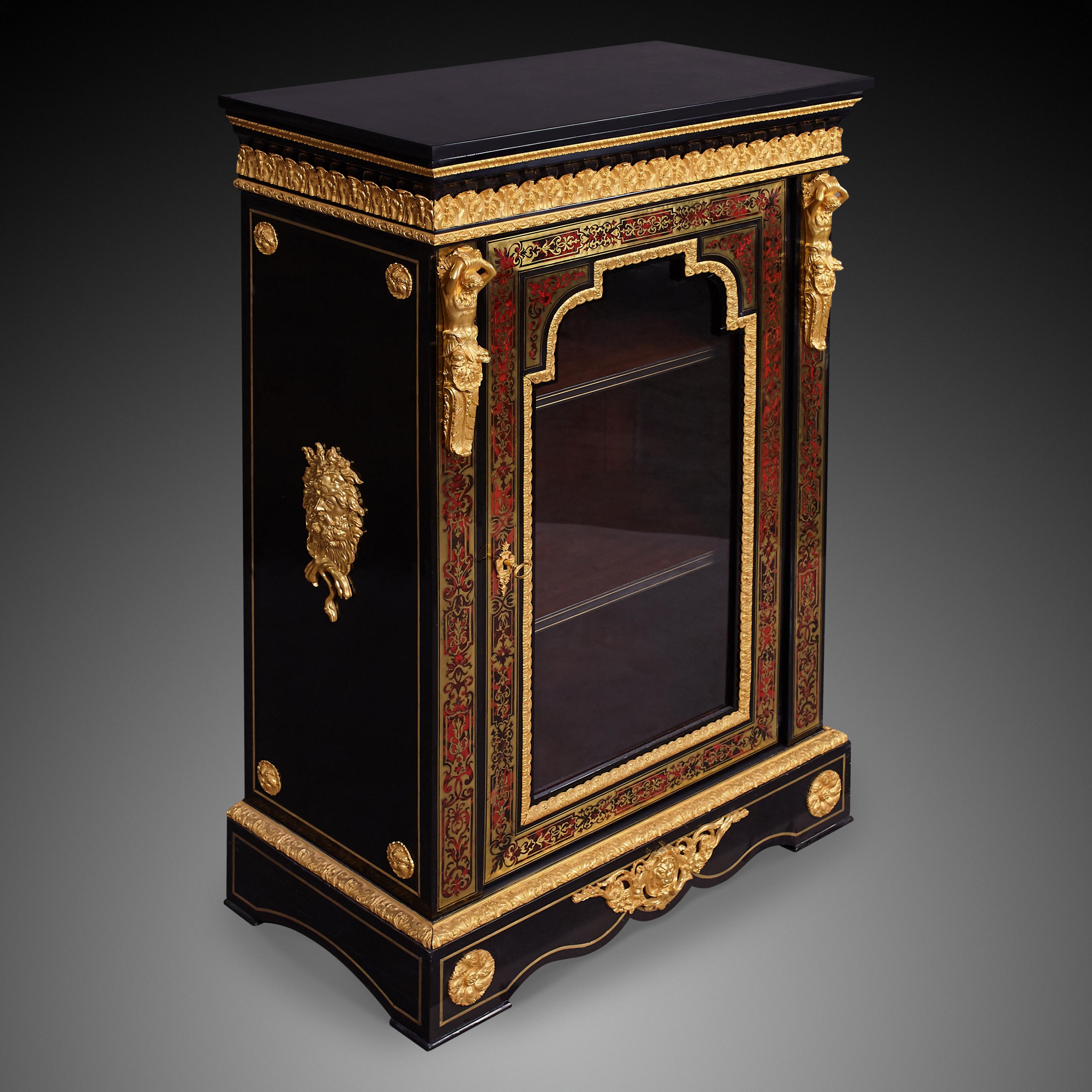 Commode stile Boulle di epoca francese del XIX secolo, periodo Napoleone III in vendita 1