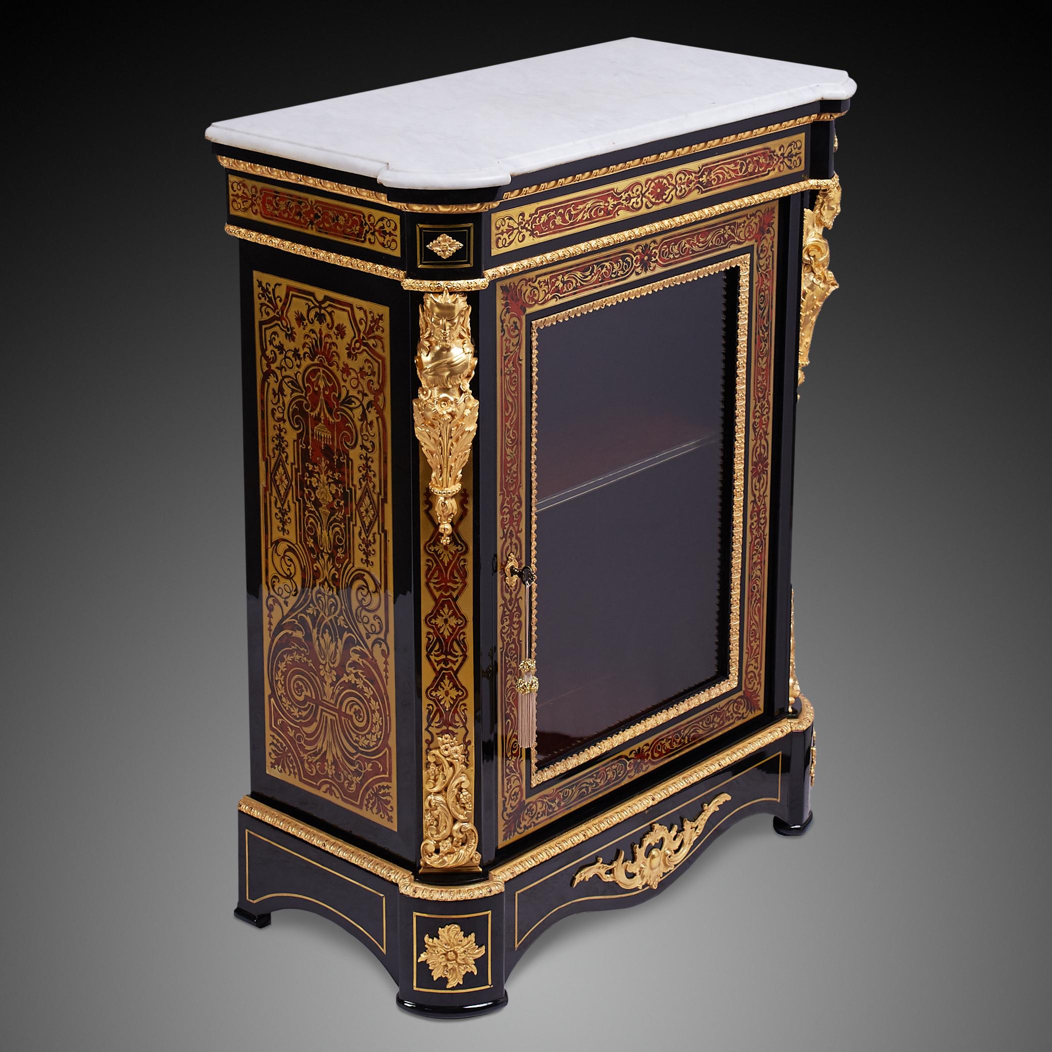 Commode Style Boulle of French 19th Century Napoleon III Period For Sale 2