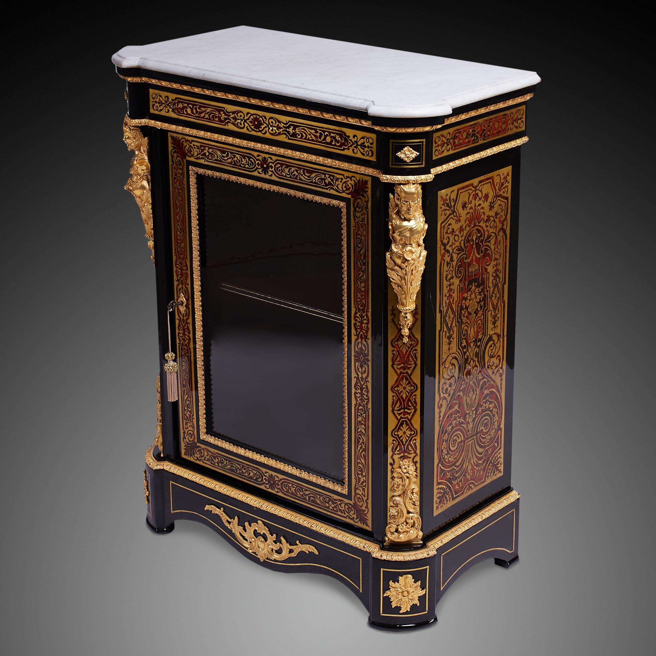 Commode Style Boulle of French 19th Century Napoleon III Period For Sale 3