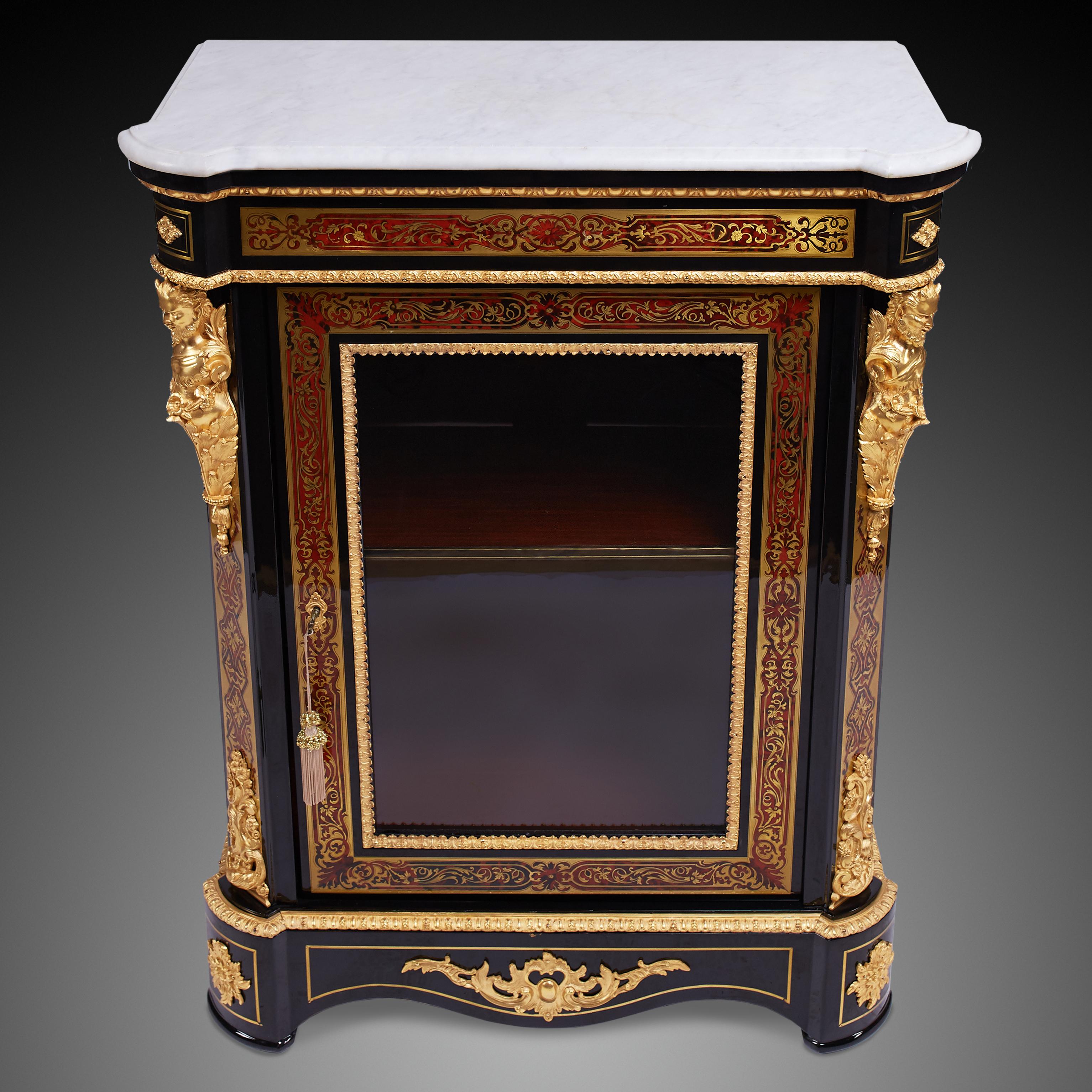 Boulle-Kommode im französischen Stil Napoleons III. des 19. Jahrhunderts im Angebot 2