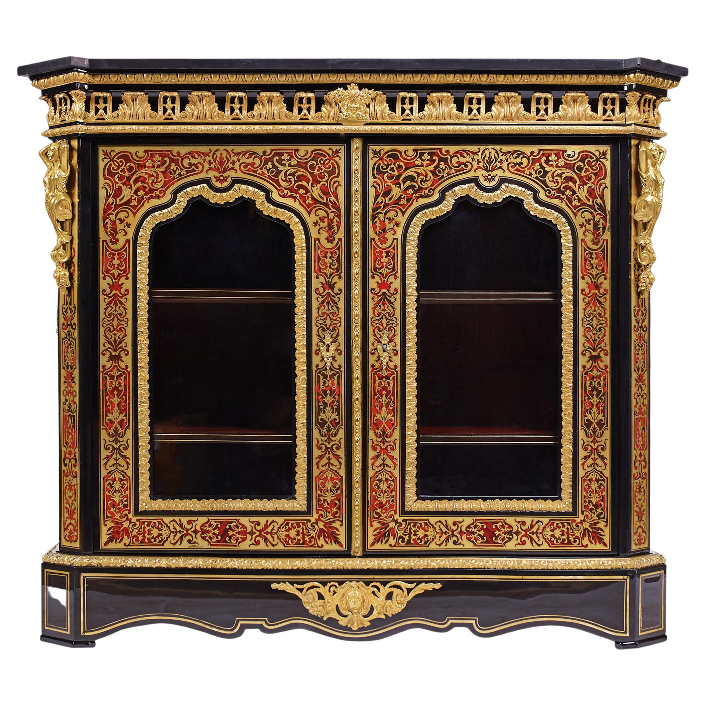 Commode Style Boulle of French 19th Century Napoleon III Period