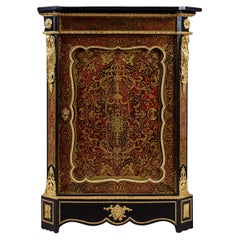 Commode de style Boulle d'époque Napoléon III 19ème siècle