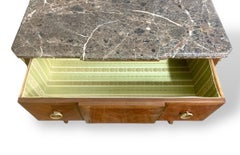 Commode Transition Louis XV - Louis XVI - Marbre gris