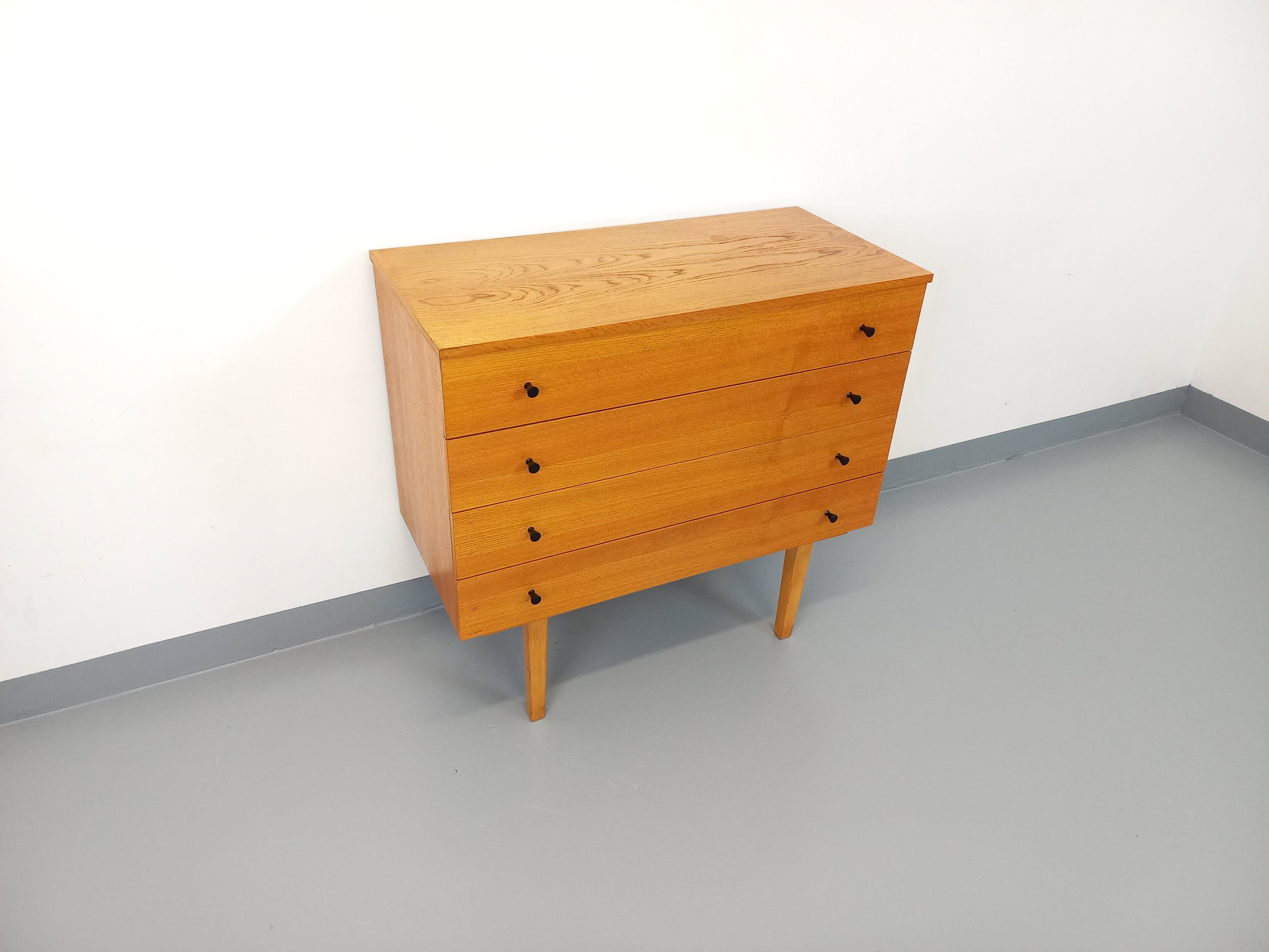 Commode vintage en bois des années 50 60 1