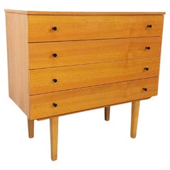 Commode vintage en bois des années 50 60