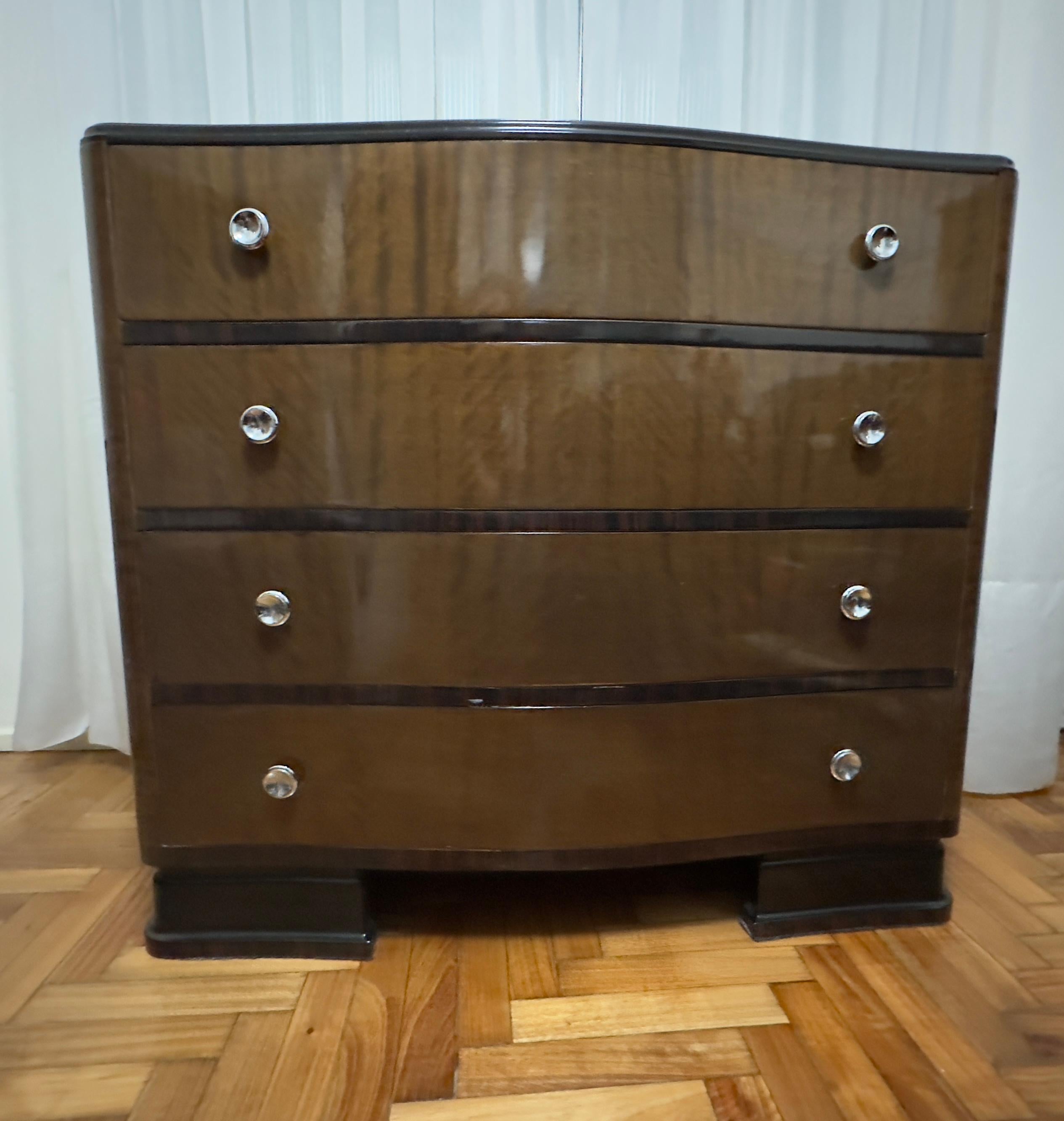 Commodes Art Déco in Wood, 1920, Francia in vendita 2