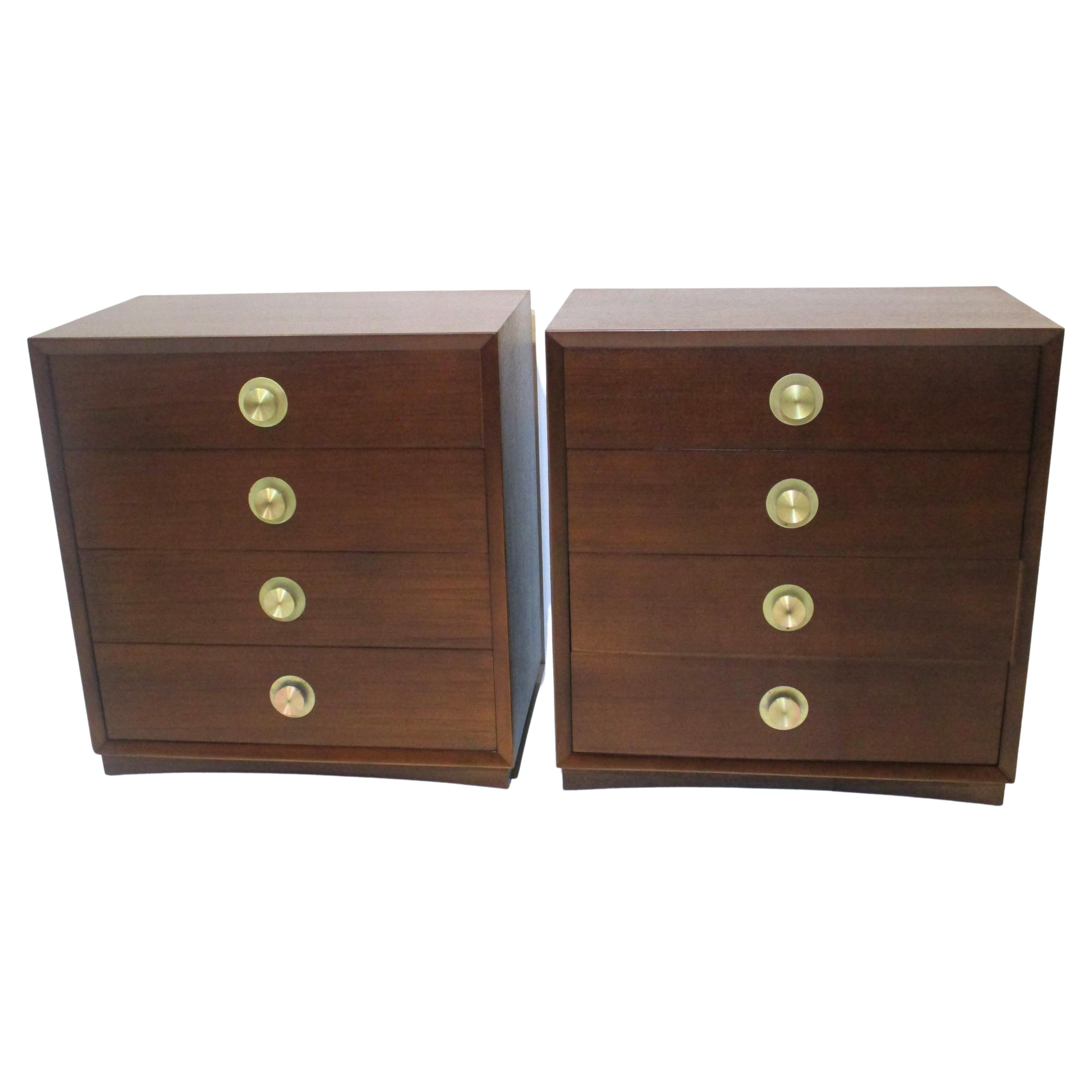 Commodes / Nightstand Chests in the Style of Widdicomb
