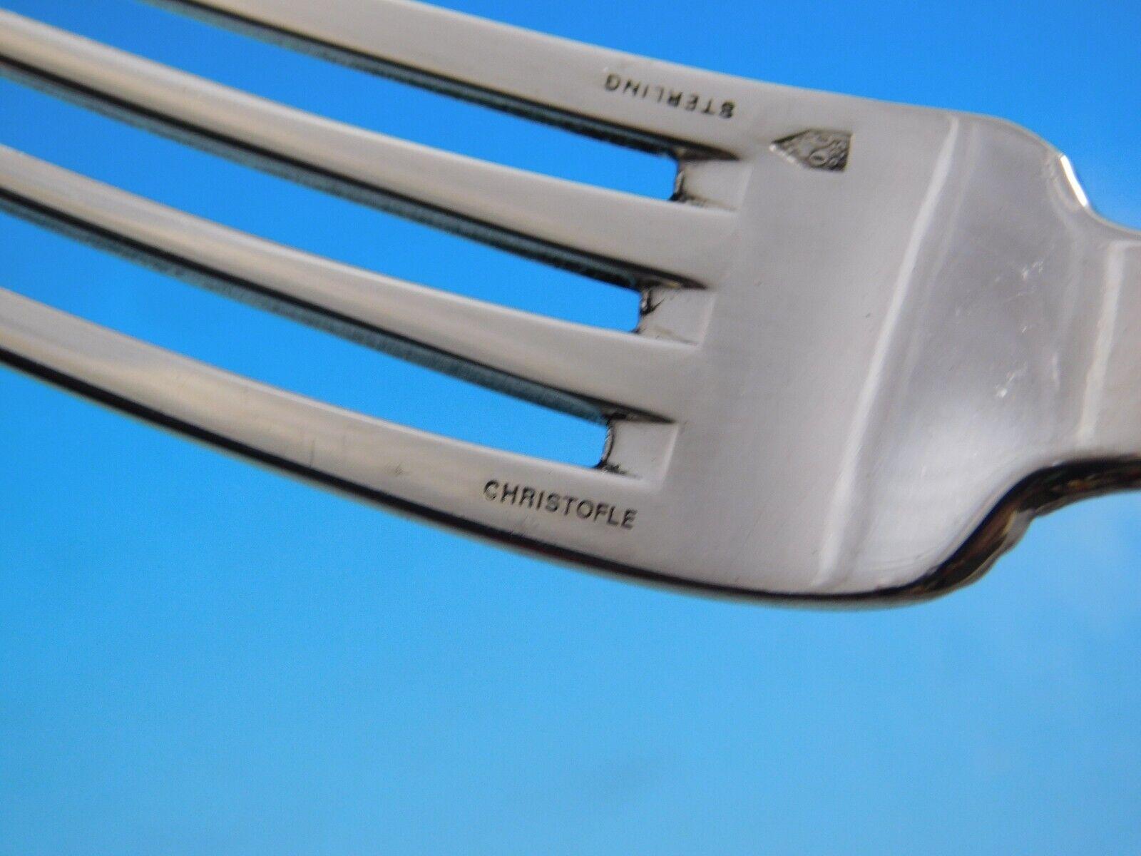 20ième siècle Service de table en argent sterling Commodore par Christofle France, 18 pièces en vente