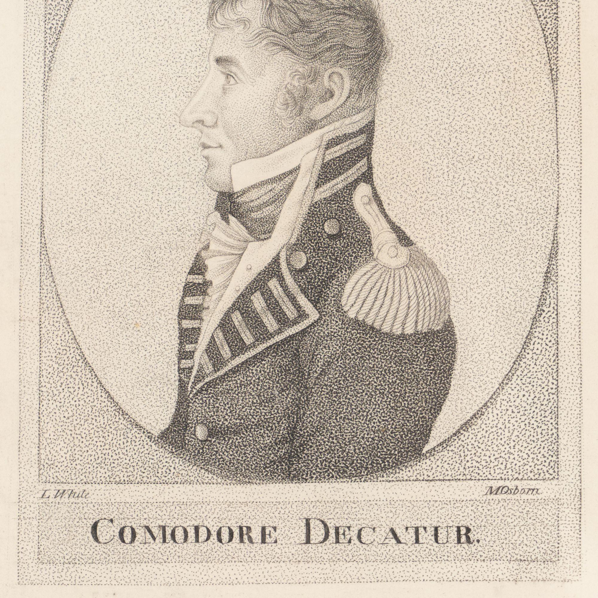 Kommodore Decatur von Milo Osborn, 1820 im Zustand „Gut“ im Angebot in Kenilworth, IL