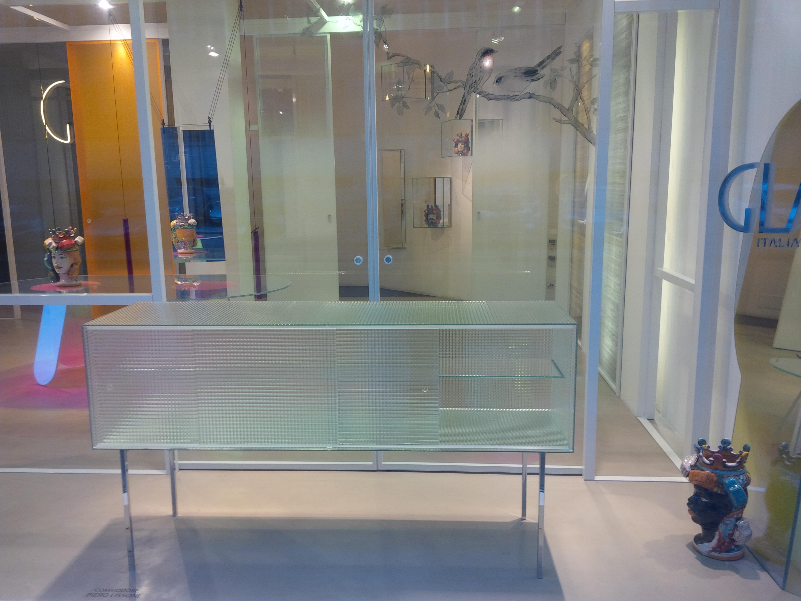 Rechteckige Kommodore-Glasaufbewahrung, von Piero Lissoni aus Glas Italia, in SCHLUSSVERKAUF im Angebot 2