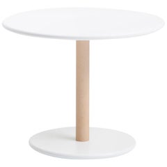 Viccarbe Common Low Table, White Finish H 17.7 inches by Naoto Fukasawa