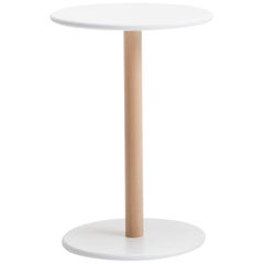 Viccarbe Common Low Table, White Finish H25 inches by Naoto Fukasawa