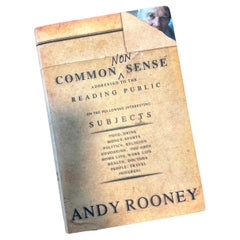 "Common Nonsense" First Edition Book Signed by Legendary Commentator Andy Rooney