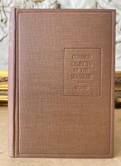 Common Objects of the Sea Shore, Small Book by J.G. Wood with Color Plates, 1912