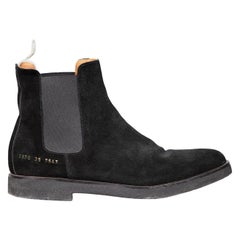Common Projects Bottes Chelsea en daim noir Taille IT 39