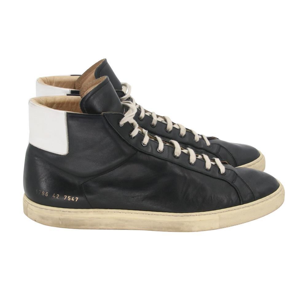 Common Projects Leather Achilles Retro High Top Men s Sneakers