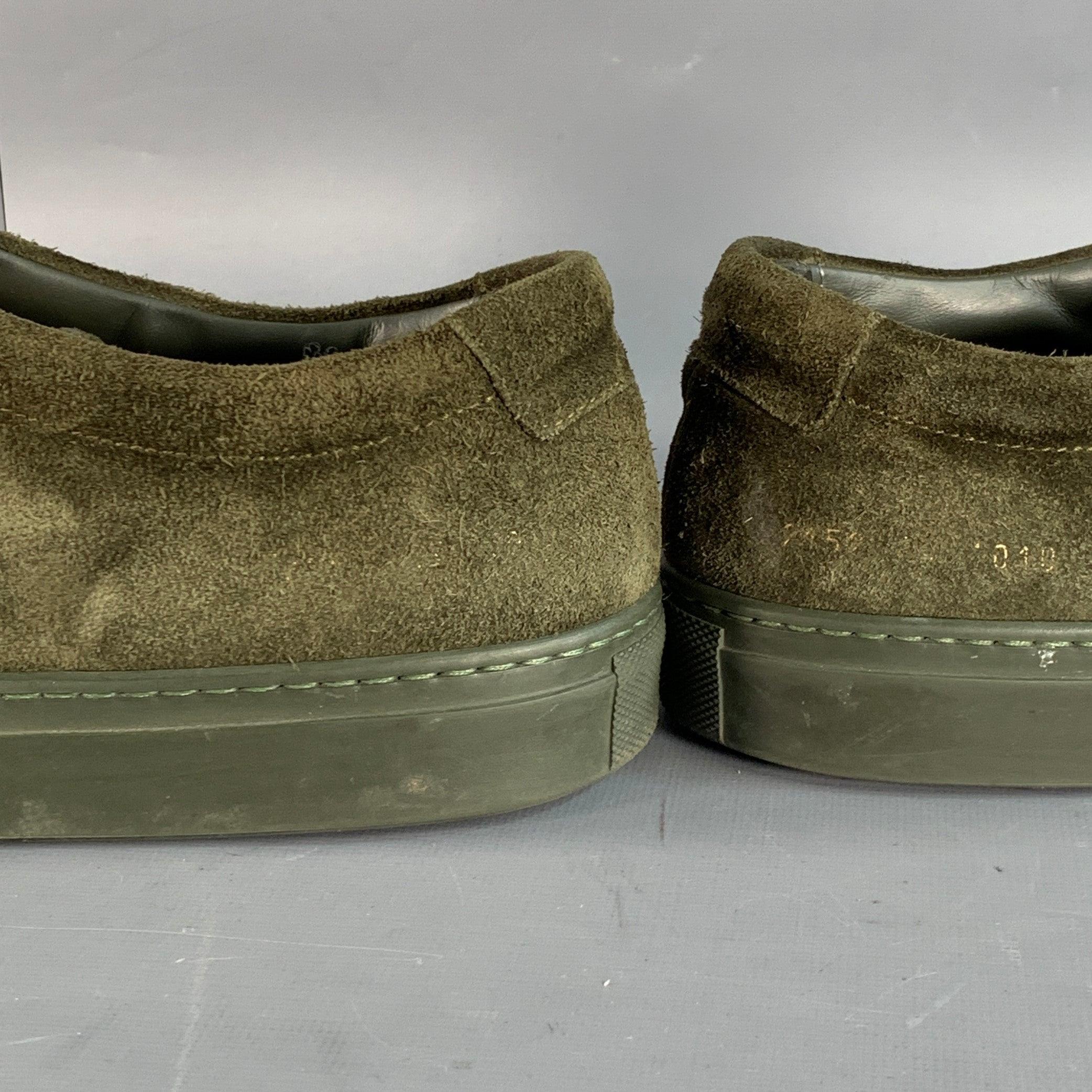 Common Projects taglia 11 Greene & Greene & Greene in pelle scamosciata in vendita 2